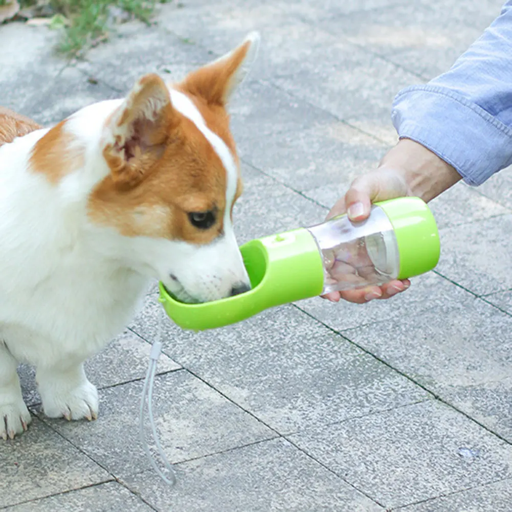 

Portable Dog Water Bottle Pet Feeder Cat Drinking Cup Leakage Proof Dog Bowl Water Dispenser Pet Supplies