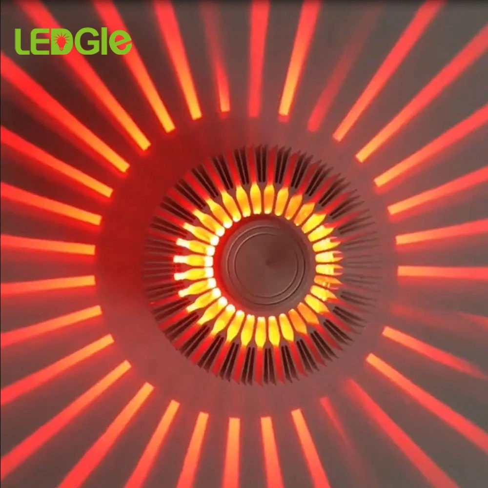 Светодиодный настенный светильник GLE 3 Вт комнатное освещение проекция