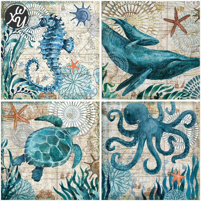 Набор для алмазной вышивки «Морская Черепаха»