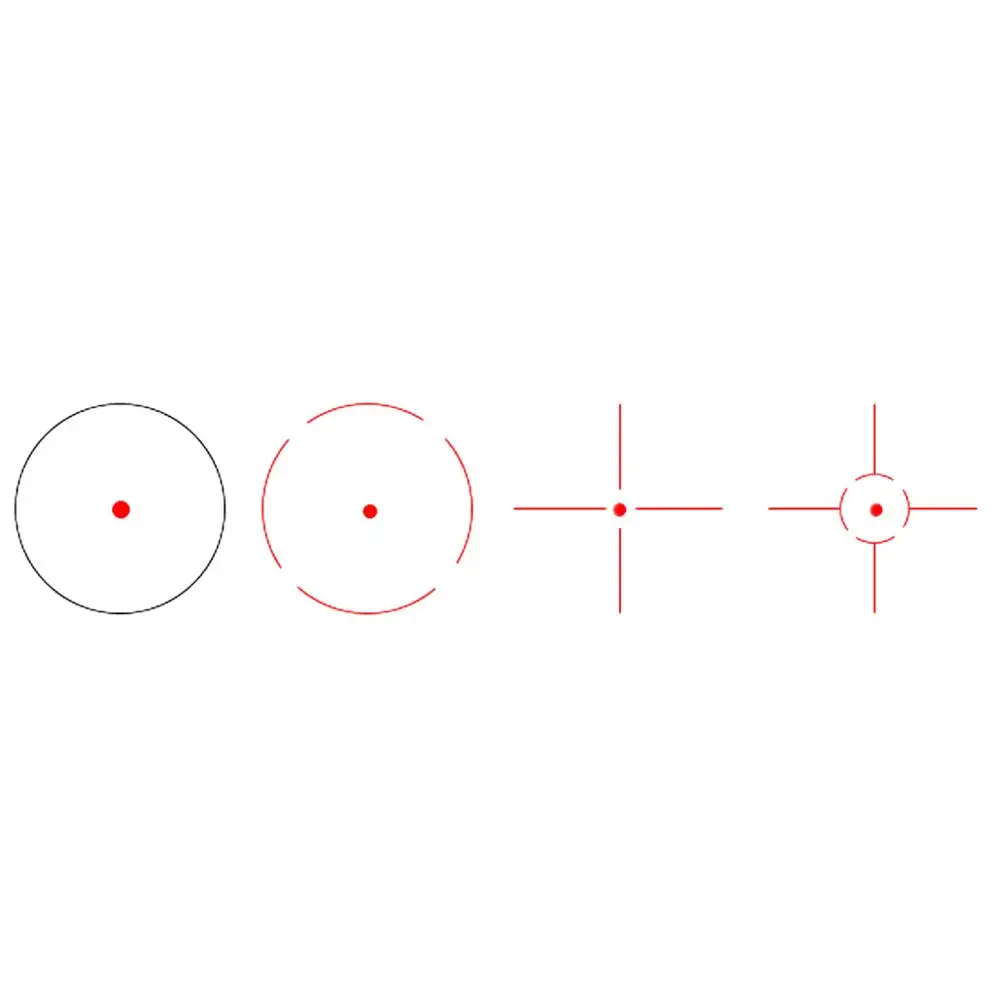 Прицел для винтовки Red Dot Optics Ravage 1x28x40 прицел 4 сетки рефлекторный с основанием