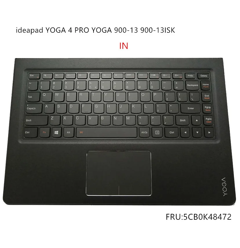 

New Original For Lenovo ideapad YOGA 4 PRO YOGA 900-13 900-13ISK Palmrest Upper Case Keyboard Bezel Cover Touchpad 5CB0K48472