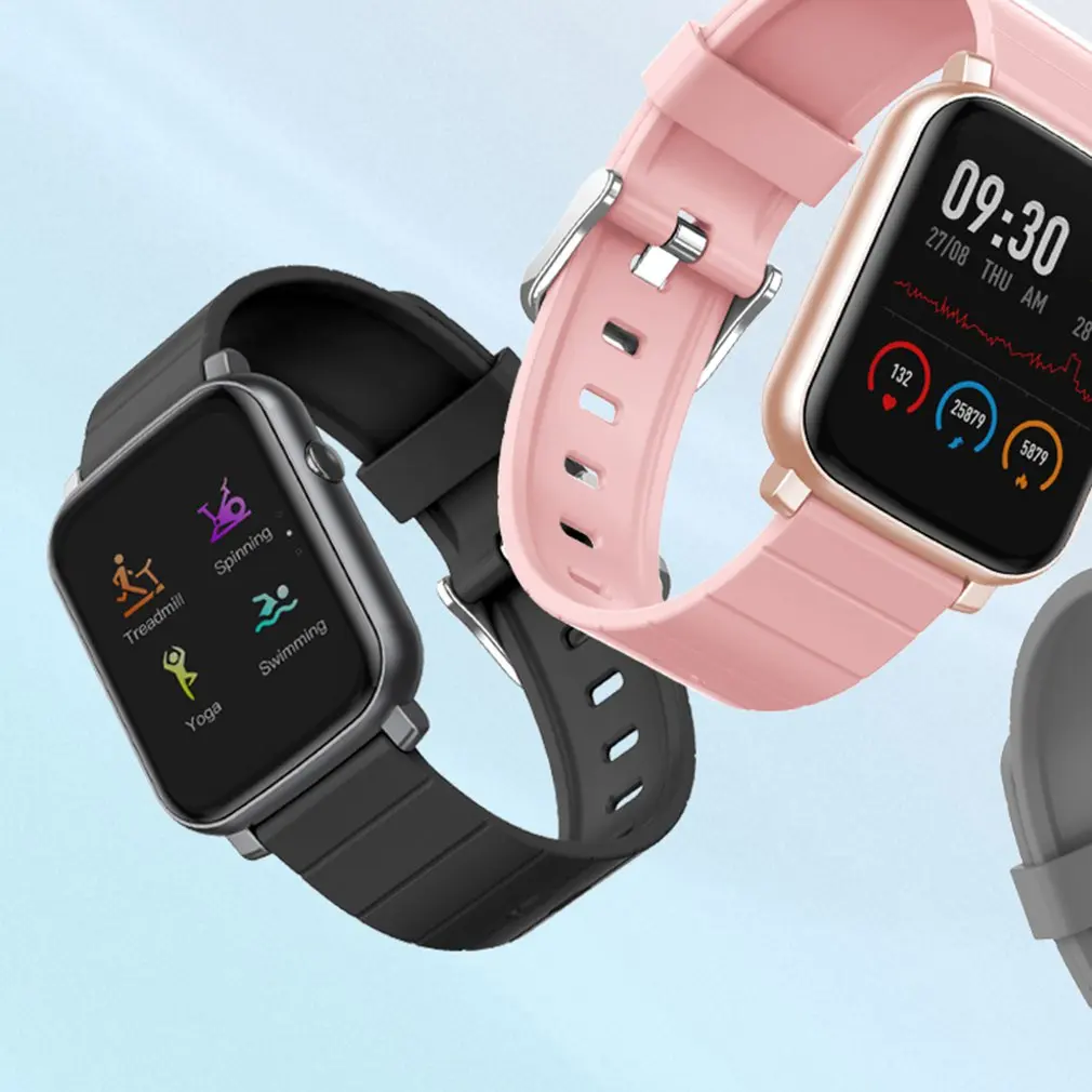 F1 Smart Watch Men Women Heart Rate And Blood Pressure Monitorsing Full Touch Screen Multi-sports Mode With Rotary Encoder | Электроника