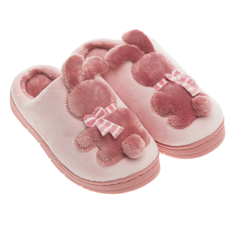 

children girls slippers winter kids cotton shoes home slippers warming Thick boys indoor slippers non-slip plush shoes fashion