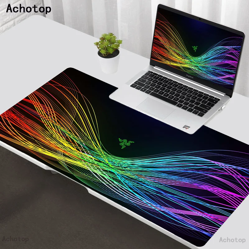 

Razer Logo Large Gaming Mouse Pad Colorful Lockedge Mouse Mat Keyboard Mat Table Mat Desk Mat For Notebook Laptop Gamer Mousepad