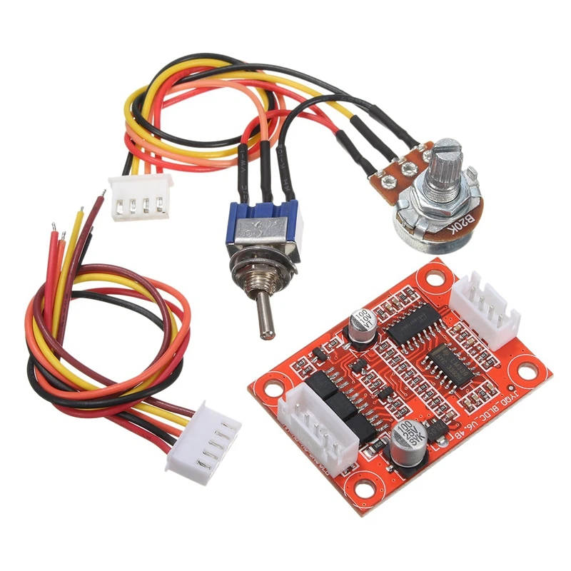

DC Brushless Motor Controller 12V Hallless Hard Disk Motor Water Pump Driver for DIY Electronic Equipment