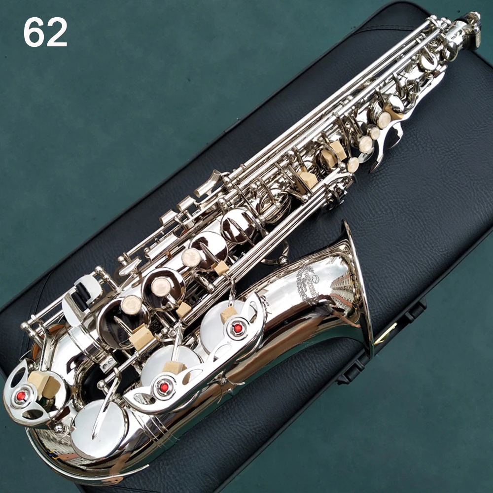 Японский Саксофон альт NAIPUTESI NT 62 Professional Sax пользовательская серия саксофон никель