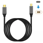 Кабель USB Type-C с 3,1 на Mini DisplayPort, DP 4K 60 Гц, HDTV конвертер, адаптер для Macbook HuaWei Mate 10 Sansung S8 1,8 м
