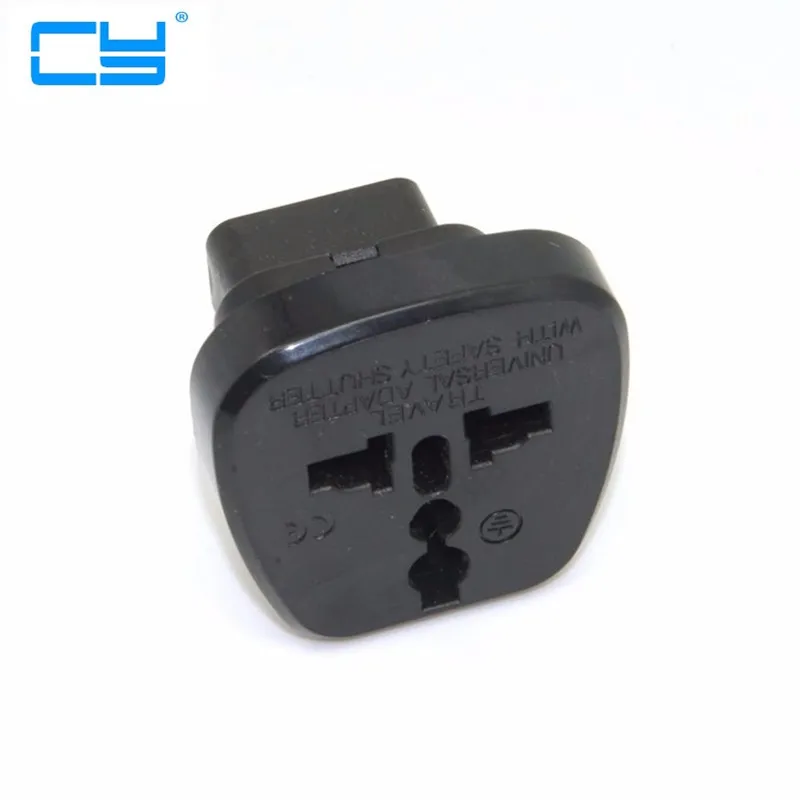 Универсальный 3 контактный адаптер питания IEC C13 с защитной крышкой|Компьютерные