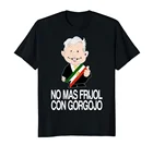 Забавная черная футболка R2 Amlo выборов в Мексике 2018 Chibi Meme 100 хлопок