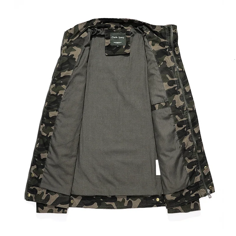 Мужская одежда рабочая мужская куртка из чистого хлопка Свободное пальто