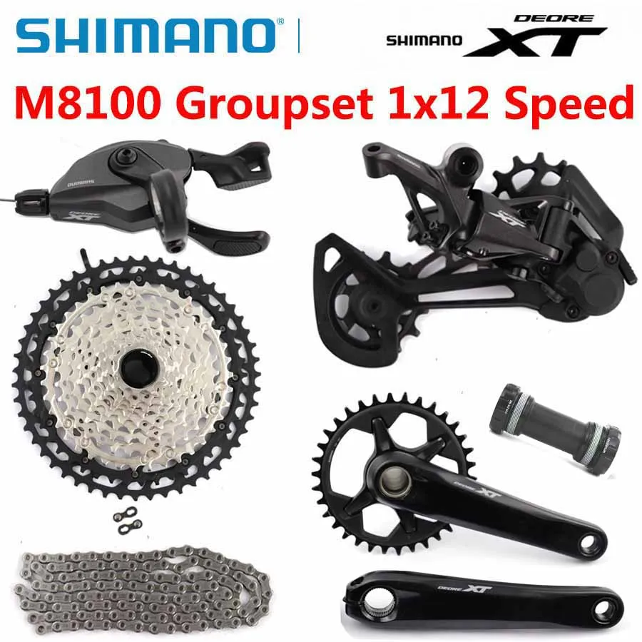 Переключатель передач SHIMANO DEORE XT M8100 32T 34T 36T 170 175 задний переключатель для горного