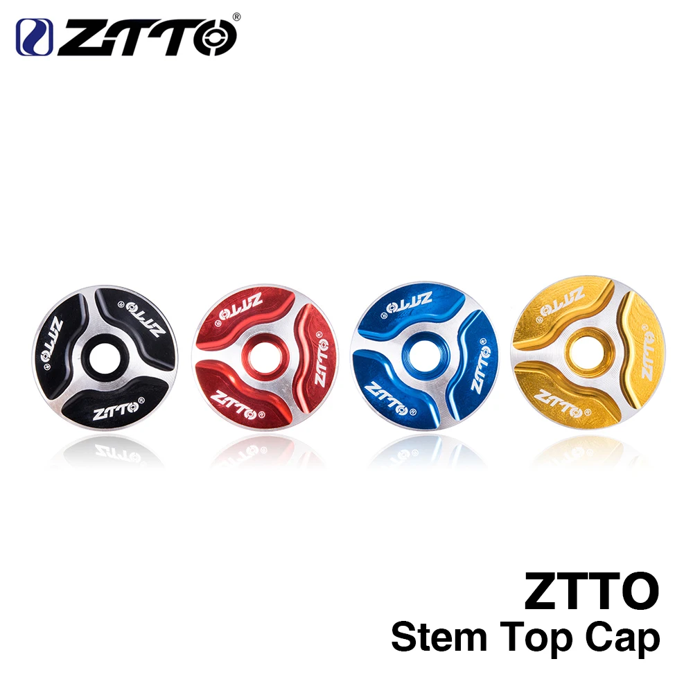 

ZTTO NEW MTB Bicycle Headset stem fork Top Cap Threadless Headsets Aluminum Cover Parts Mountain Bike Road Bike Top Cap