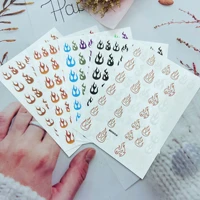 big flame pattern nail art sticker self adhesive transfer decal 3d slider diy tricks nail art decoration manicure package