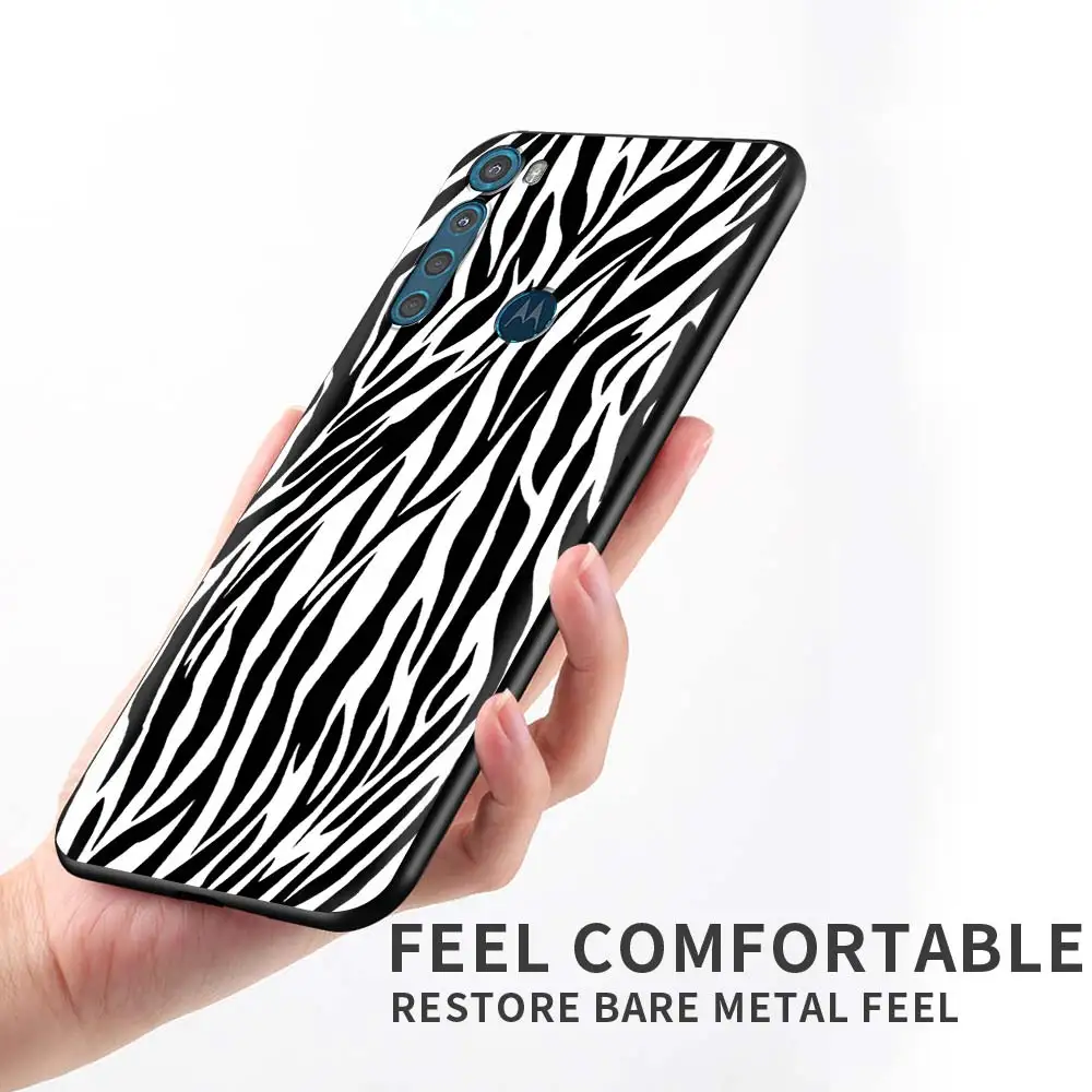 phone case for motorola g9 play one fusion g8 power capas for moto edge plus e6s g stylus soft cover leopard print free global shipping