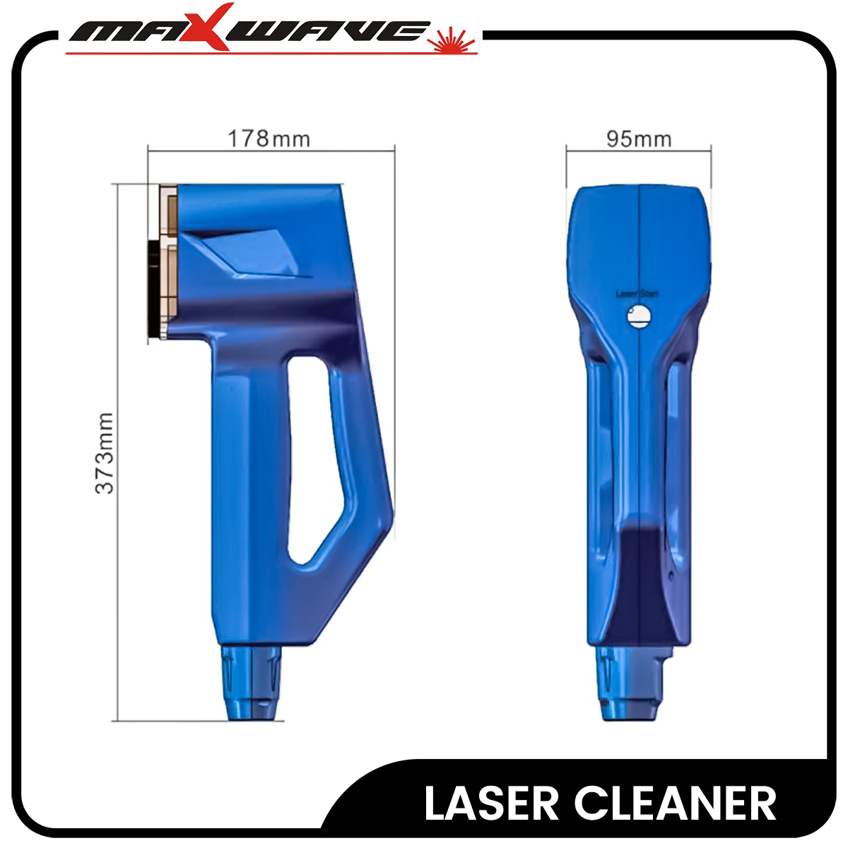 Промышленная Форма лазерная машина для очистки металлических труб лазерный