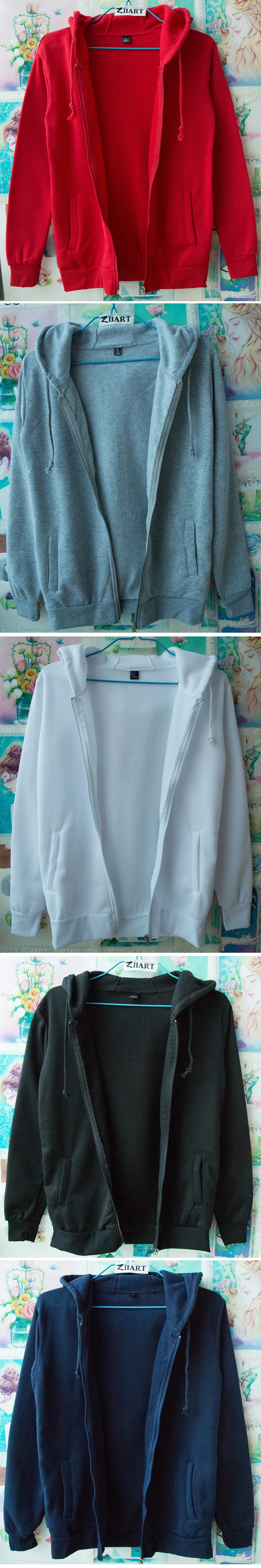 Куртка с капюшоном на молнии из хлопка для девушек и женщин | Женская одежда