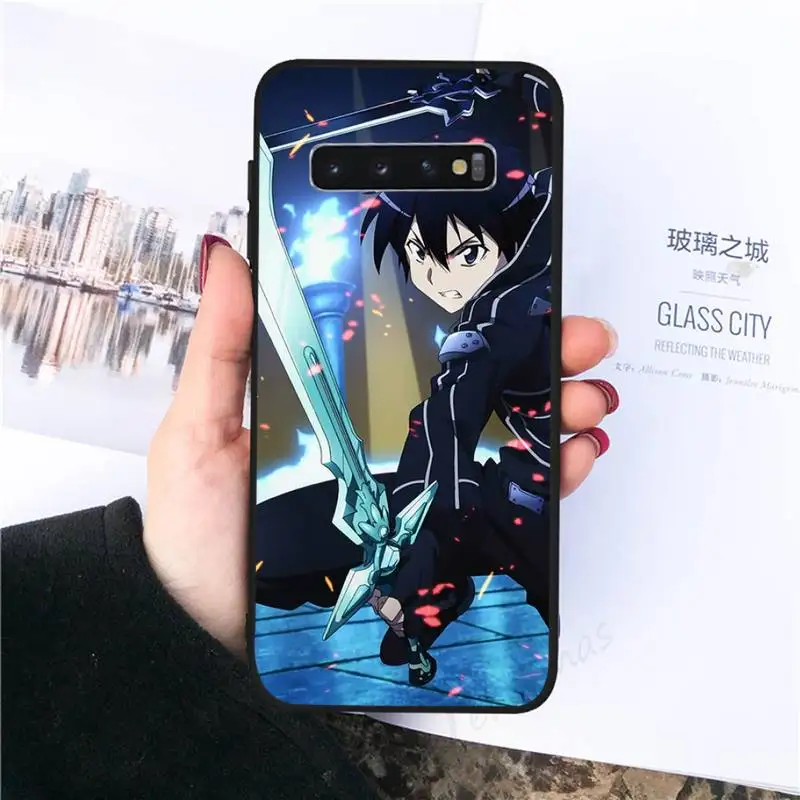 

Sword Art Online SAO Anime Phone Case For Samsung galaxy S 8 9 10 20 21 30 A 30 50 51 70 note 10 plus Ultra 5g