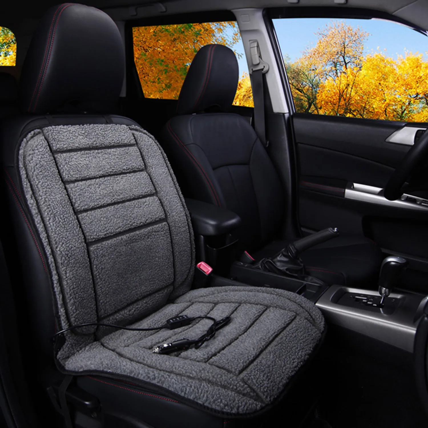 Универсальный 12V/24V Одиночный/двойной сиденья автомобиля переднего зимние теплые