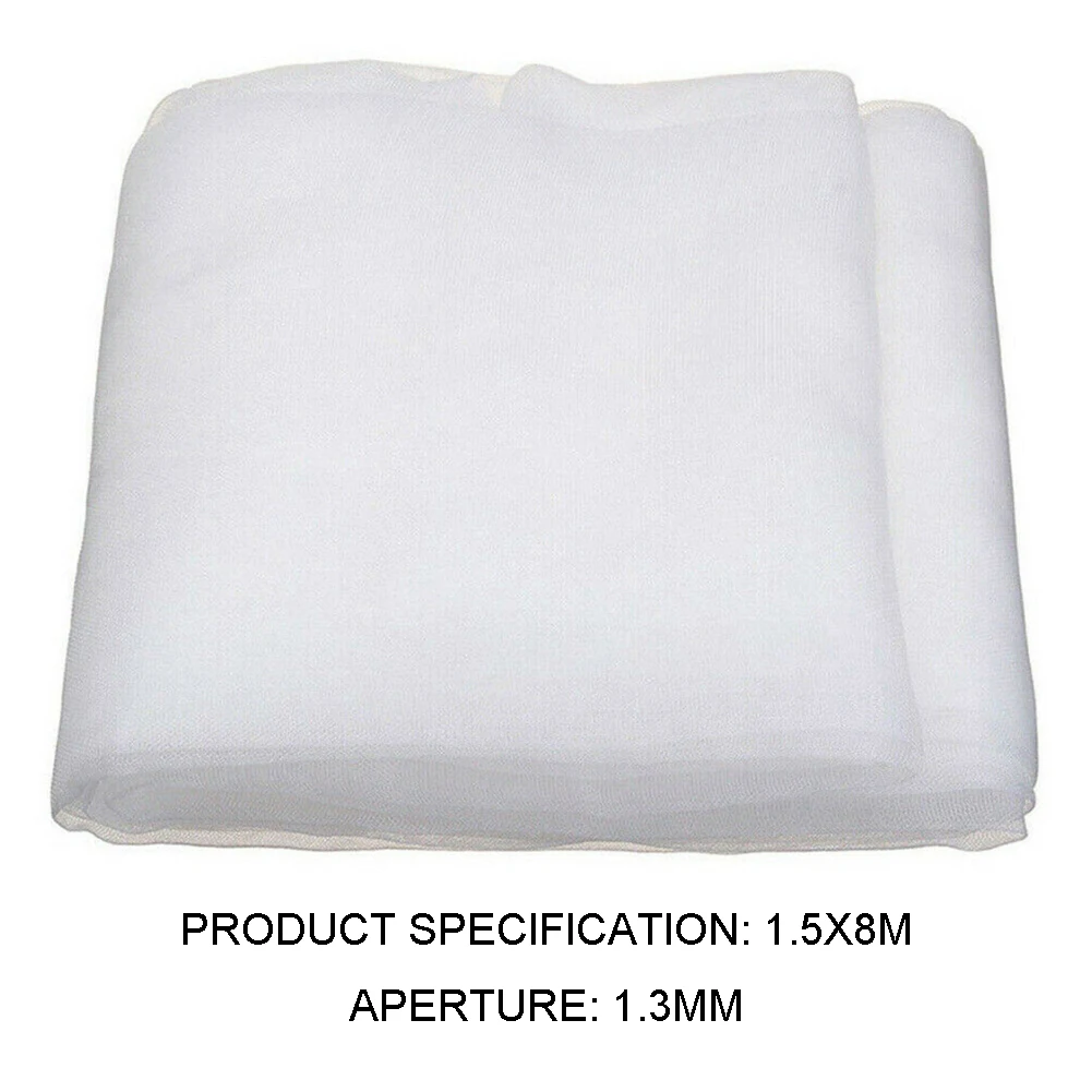 

40 Meshes Bird Pest Vegetable Fruit Screen Plants Care Durable Accessories Insect Control Net Mesh Cover 1.5x8m