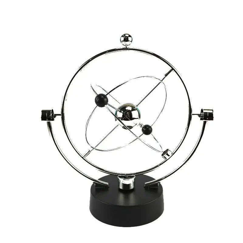 

Globe Model Rotation Permanent Motion Instrument Newton Pendulum Model Office Magnetic Track Decoration House Desk Decoration