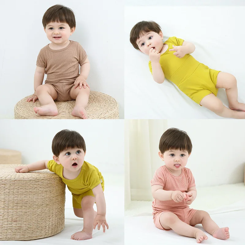 Футболка с коротким рукавом и шорты для мальчиков девочек 2 шт. | Детская одежда