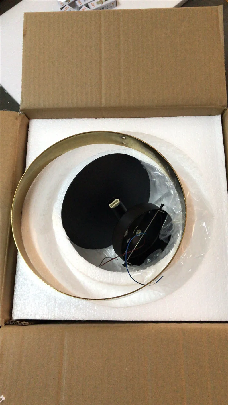 Скандинавское искусство eclipse G9 светодиодный настенный светильник роскошный Ретро Медный настенный светильник для спальни прикроватный светильник креативный настенный светильник для кафе