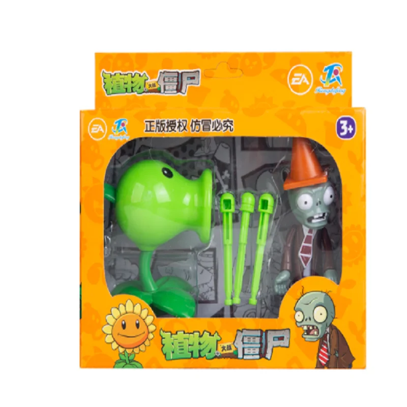 Набор фигурок из аниме зомби 2 мягкая резиновая Аниме Фигурка горохострела