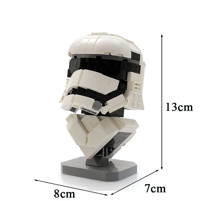 

Star MOC Wars The First Order Stormtrooper Bust Star Destroyer Model Building Blocks Educational Children Educational Bricks Toy