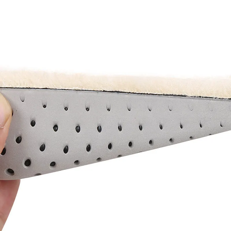 1 пара зимние мужские и женские стельки для увеличения роста невидимые шерстяные