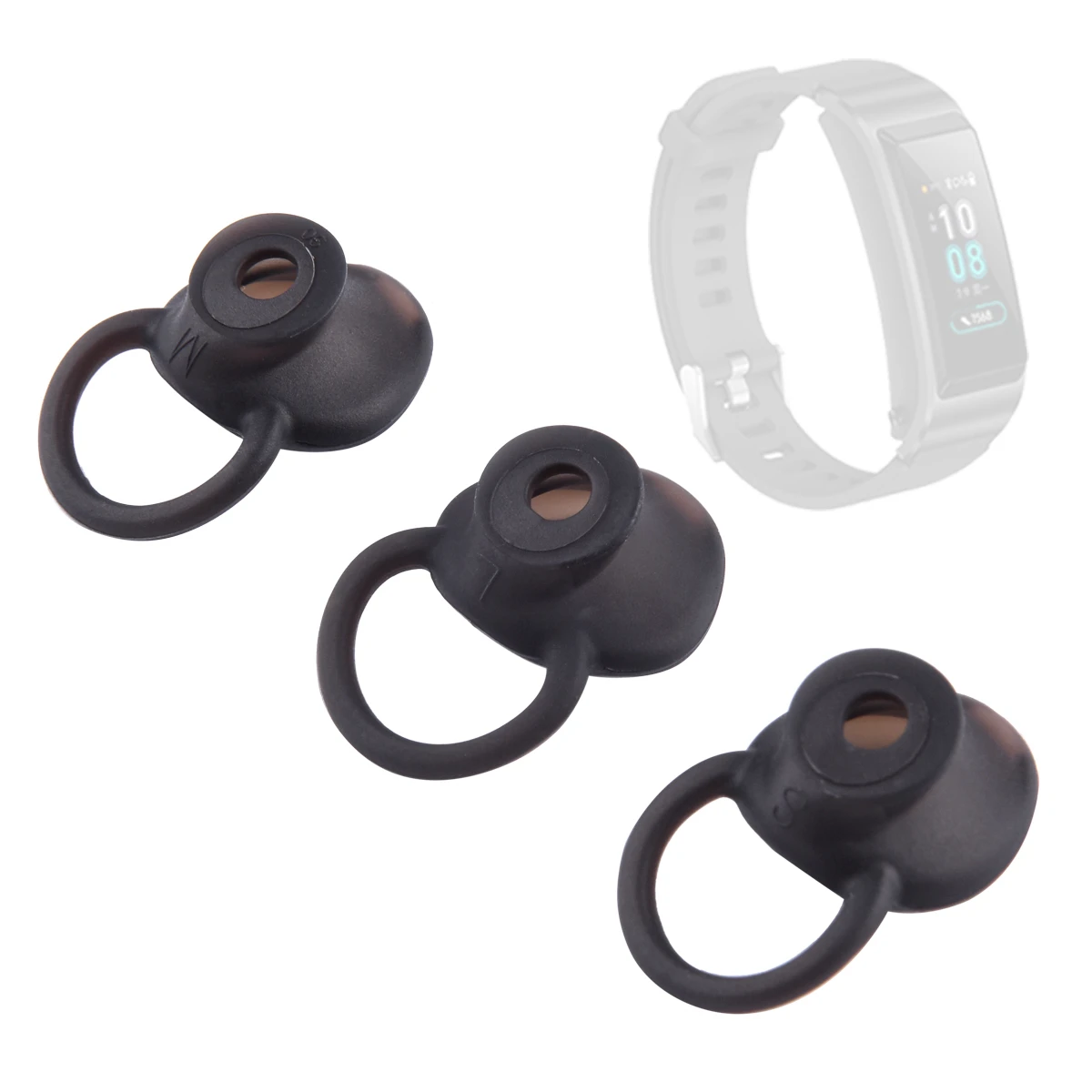 

3pcs Silicone Ear Tips for HUAWEI B5 TalkBand Eartips Smart Bracelet Ear Hook Bluetooth Headset Tips Earbuds Avoid Falling Off