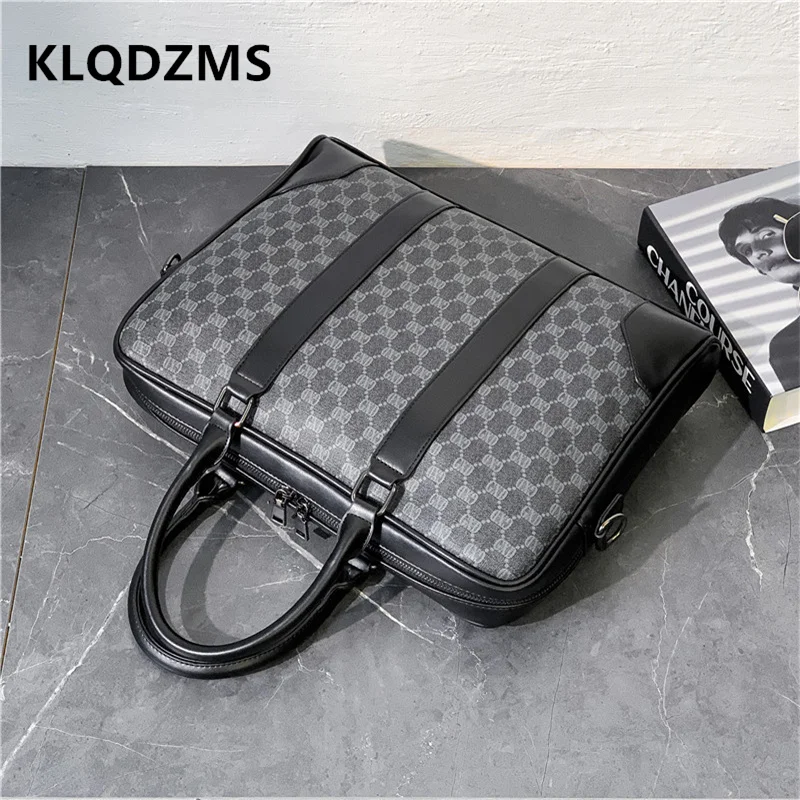 KLQDZMS Men's Briefcase Men's Casual Bag Office Bags For Men Bag Business Briefcase Men's Classic Messenger Bag Men's Handbag