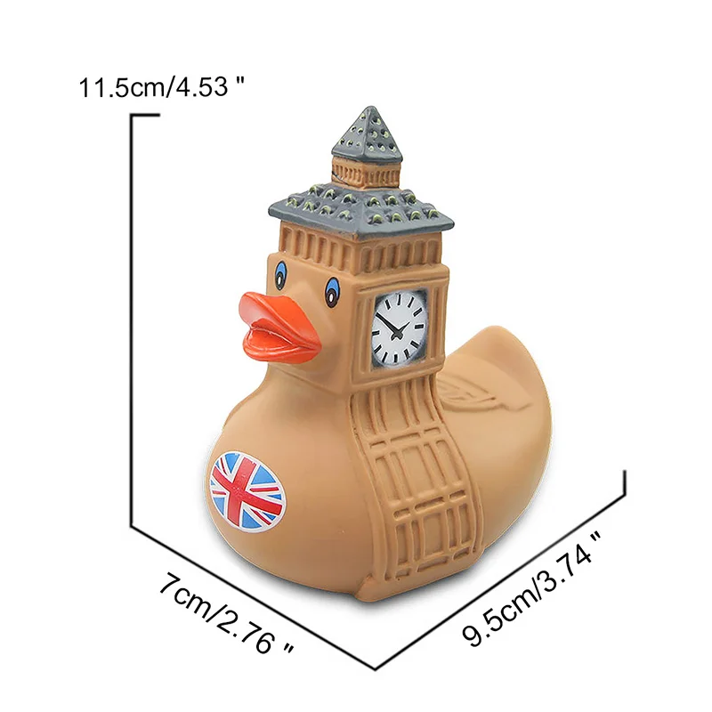 11 см Британский Биг Бен Елизабет башня в форме утки детский подарок серия