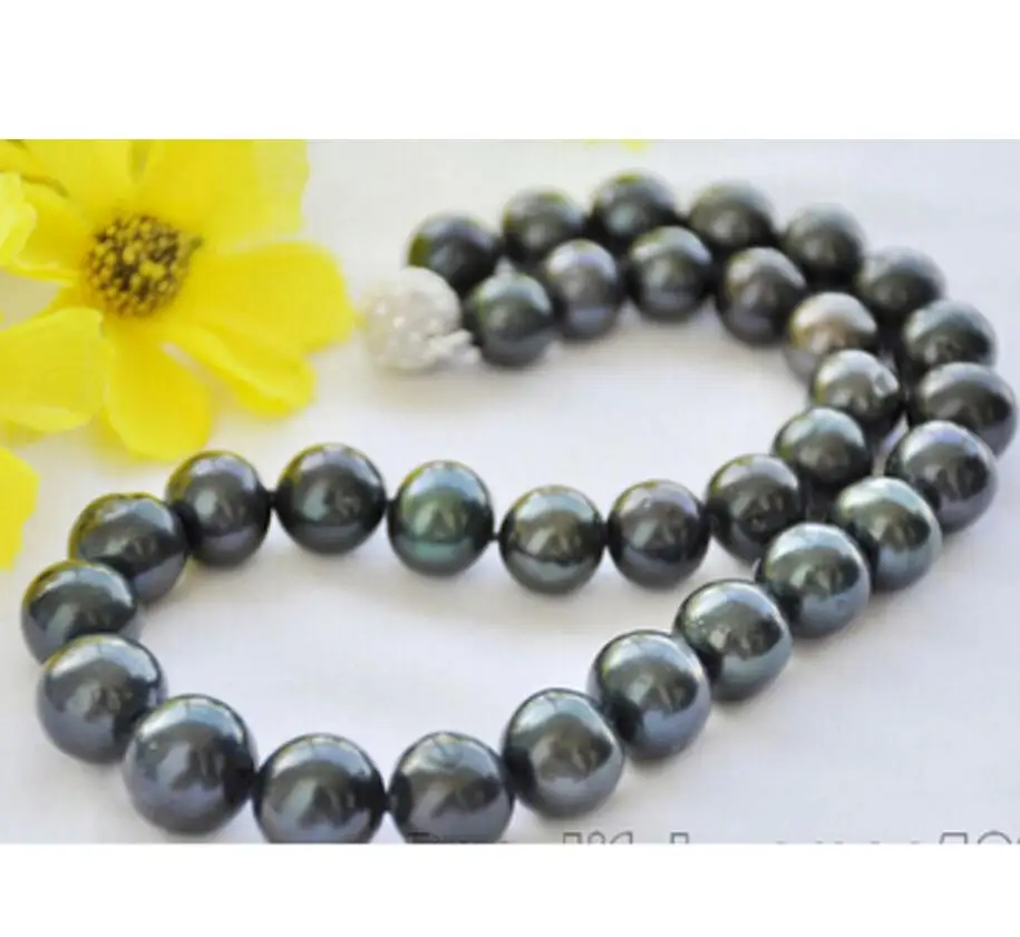 Модные ювелирные изделия Бесплатная доставка 14 мм Круглый Черный fw