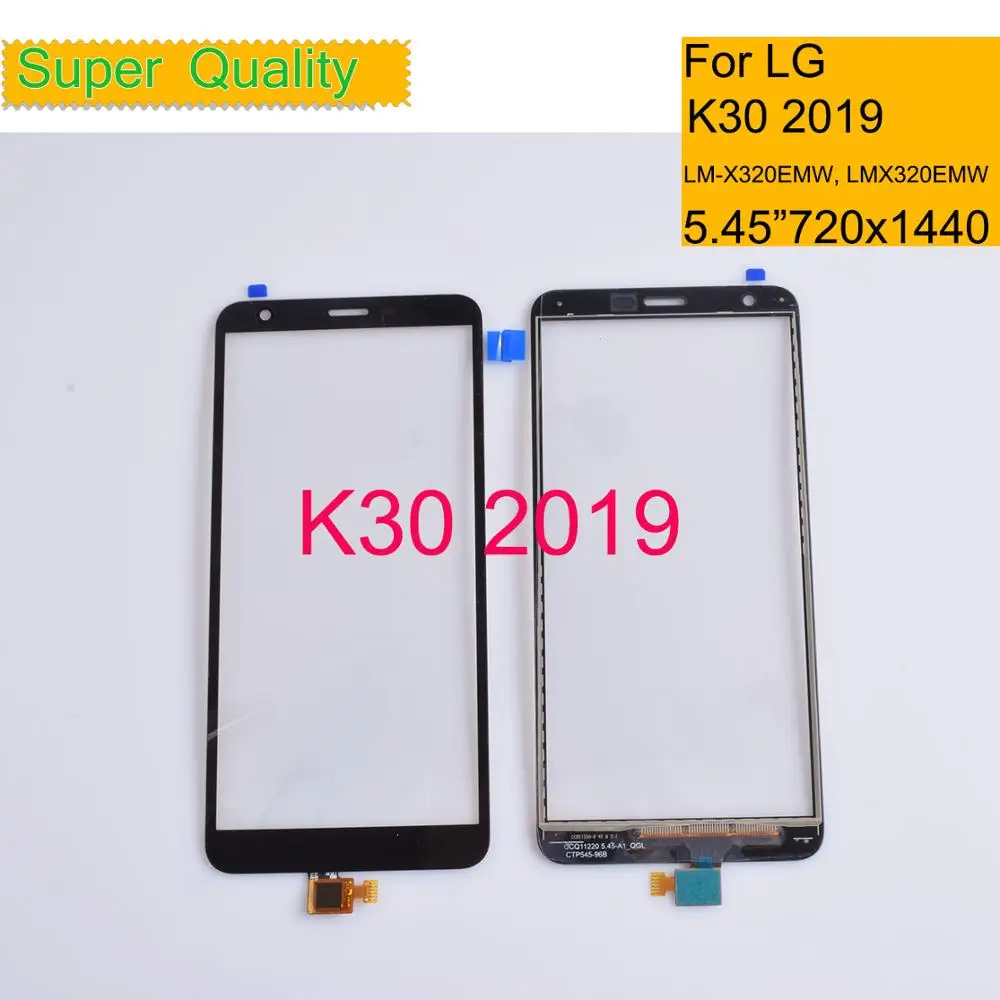 10Pcs/Lot For LG LG K30 2019 Touch Screen Panel Sensor Digitizer Front Outer Glass Lens With OCA Glue Replacement