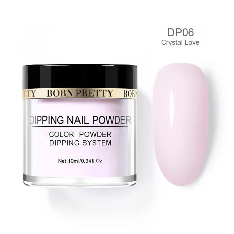 BP-DP06 BORN PRETTY окунутые порошки для ногтей Базовое покрытие градиентное французское покрытие для ногтей натуральный цвет голографический блеск для ногтей украшения для дизайна ногтей - Цвет: BP-DP06