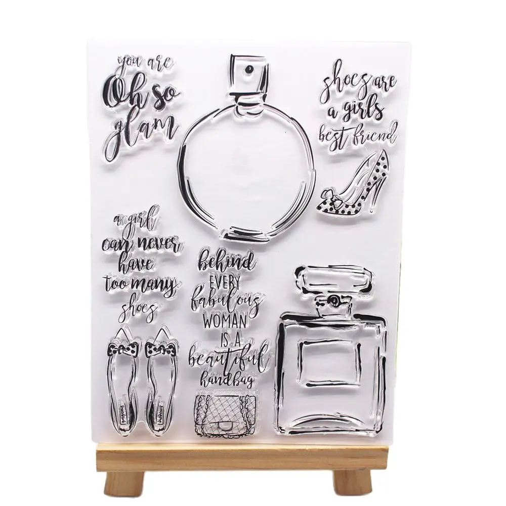 Прозрачные штампы Силиконовая печать для сделай сам карточка скрапбукинга