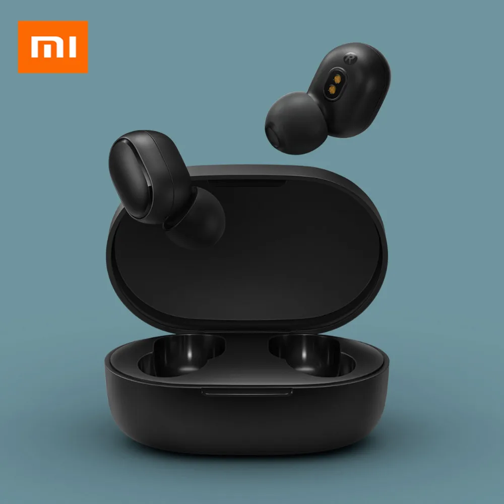 Xiaomi Redmi Airdots TWS Bluetooth наушники стерео бас беспроводная гарнитура с шумоподавлением с микрофоном свободные наушники AI