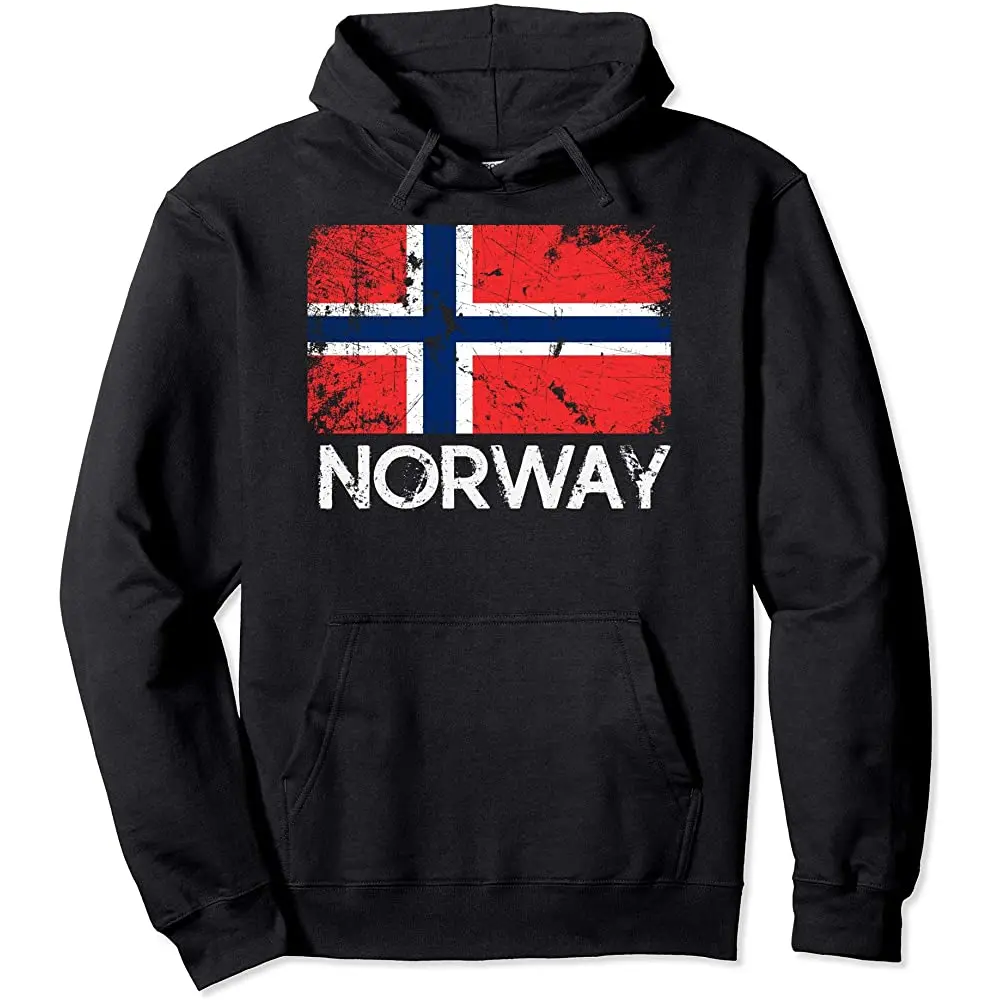 

Norwegian Flag Hoodie | Vintage Made In Norway Gift