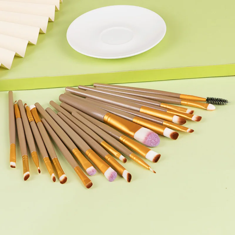 

Ronshadow 20 Pcs Makeup Brushes Set Foundation Powder Eyeshadow Eyebrow Eyeliner Concealer Blush Beauty Make Up Kit Brush Tools