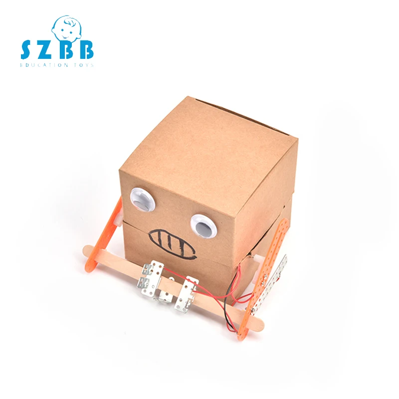 SZ паровой DIY Электрический робот веревка дети научное открытие игрушки стволовых