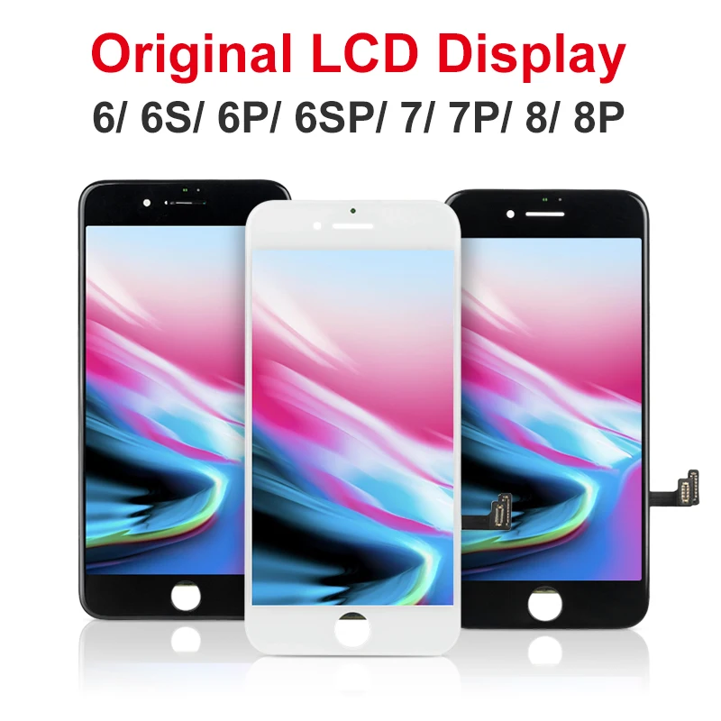Pantalla de tono verdadero perfecta para iPhone 7 8, montaje de digitalizador Original, reemplazo para iPhone 6, 6S Plus, LCD, gran 3D Touch-0
