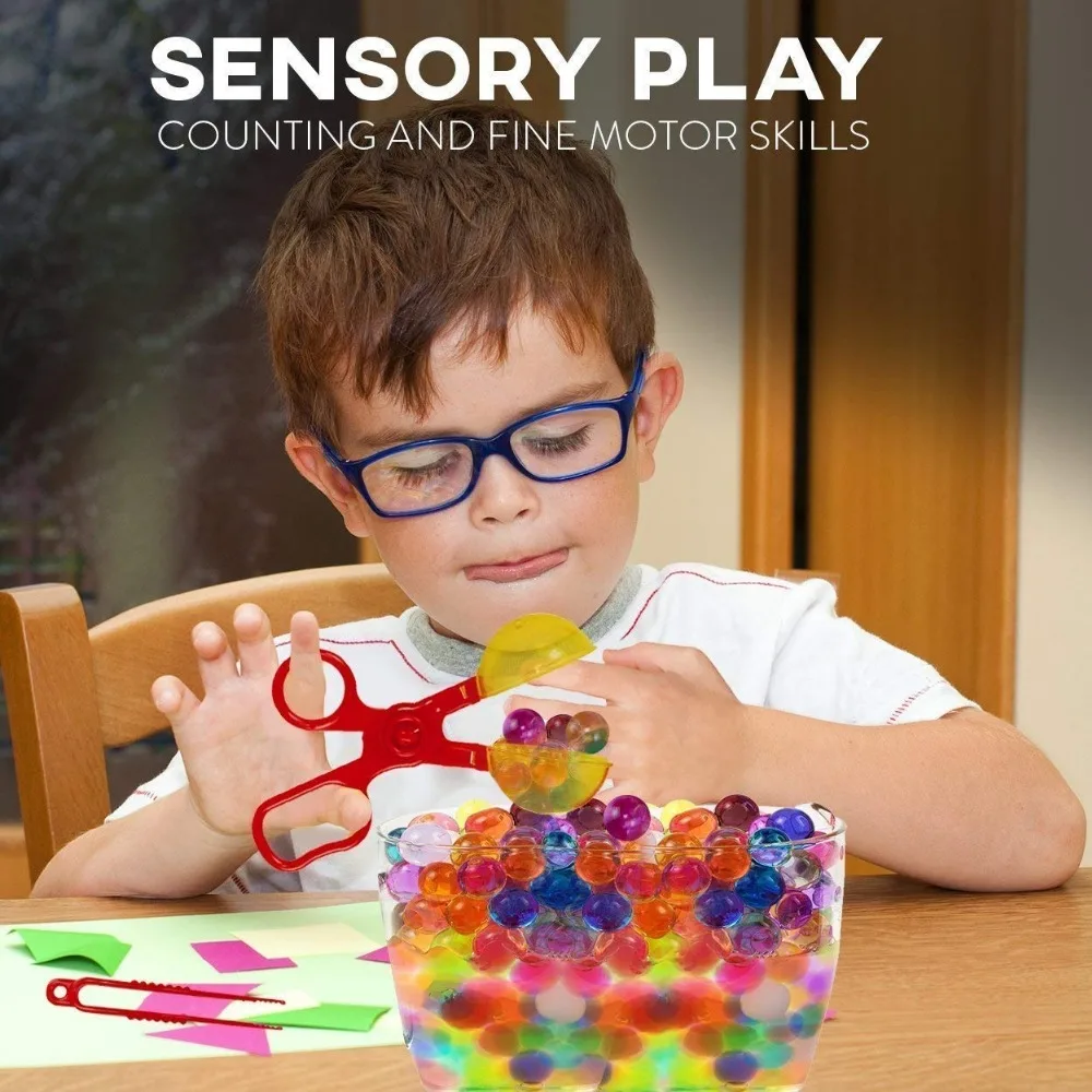 Вечерние подарочные бусы набор игрушек нетоксичный для детского душа сенсорная