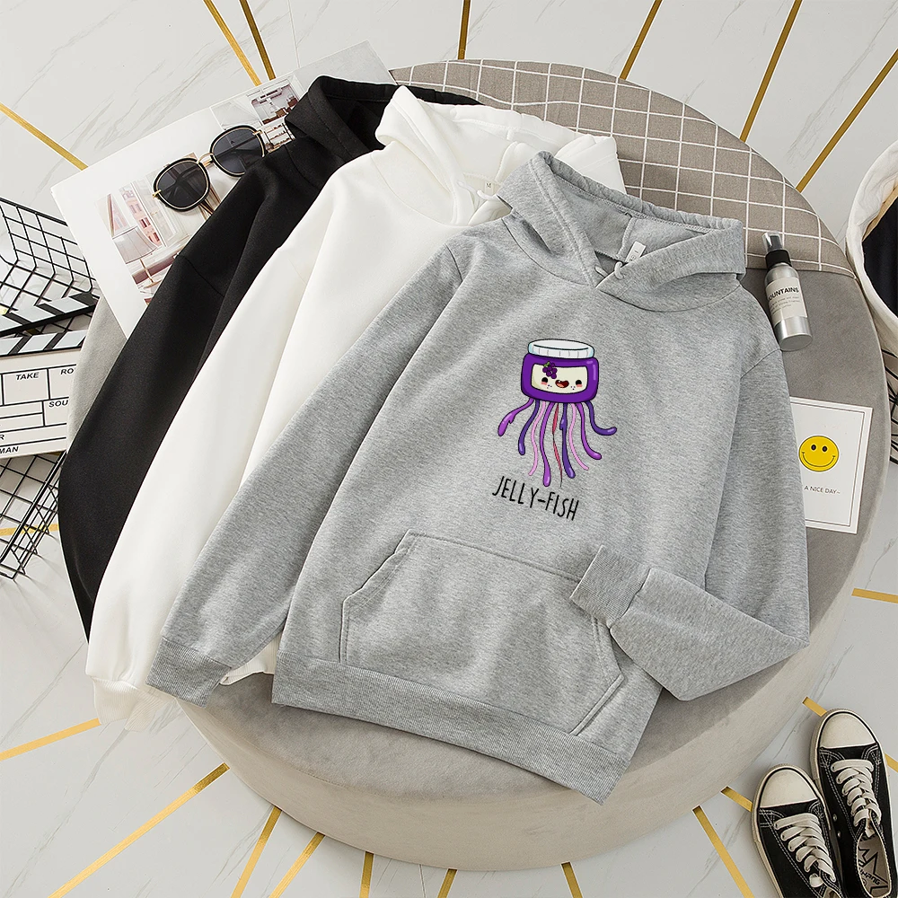 Sweatshirt with A Hood Sweatshirt Cartoon Sweatshirts Womens Purple Kawaii Hoodies Female Sweetshirts for Girls Bluzy Damskie