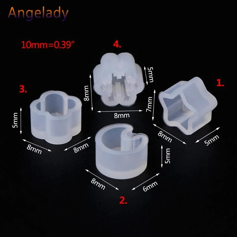 2 шт./компл. силиконовая форма серьги гвоздики сделай сам для изготовления