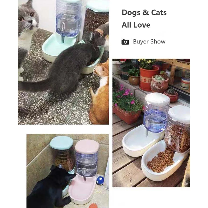 Hipidog Высокая емкость Автоматическая миска для собак воды большая домашних