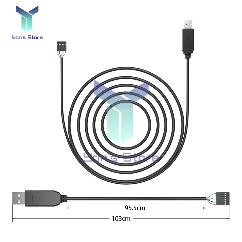 6Pin FTDI FT232RL FT232 Линейный модуль загрузки для Arduino USB к TTL UART последовательный провод