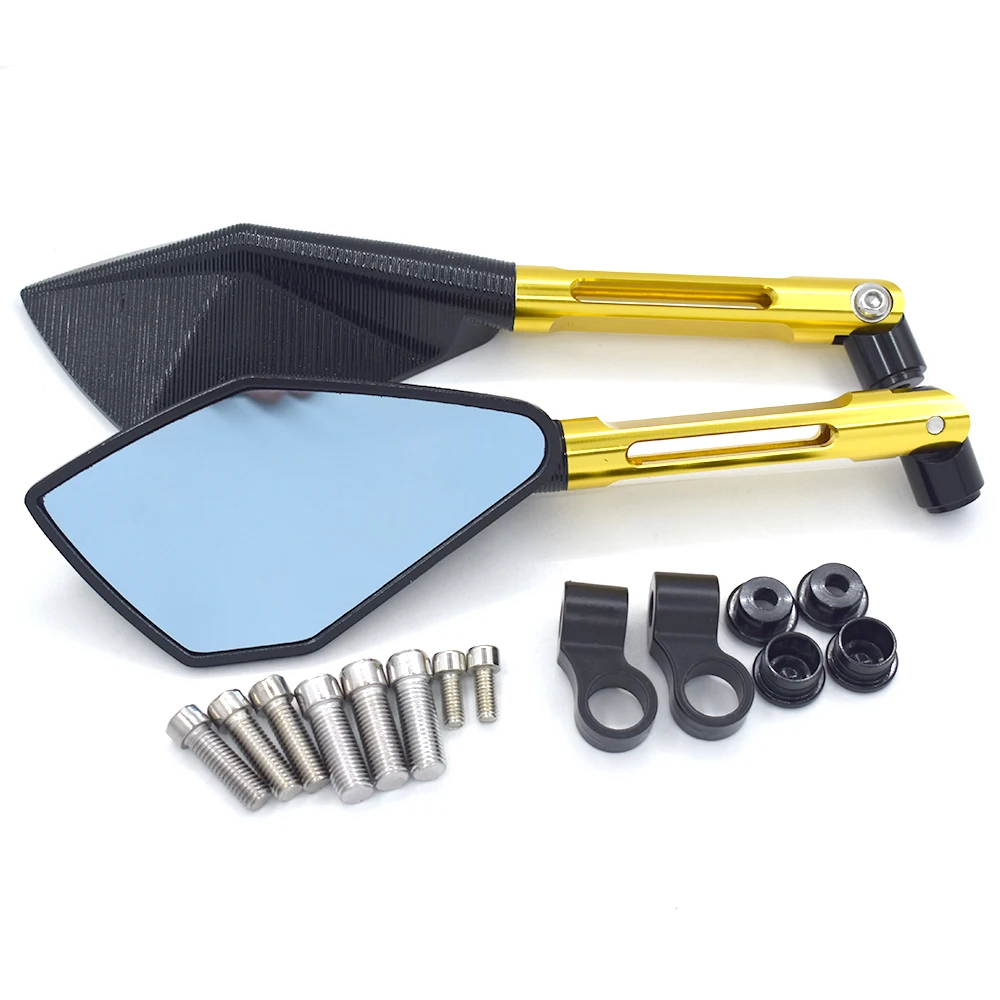 Universal Motorcycle CNC Aluminum Rearview Mirror 8mm 10mm FOR Honda CB400 CB500F CB500X CB599 CB600/F CB650F CB1000 | Автомобили и