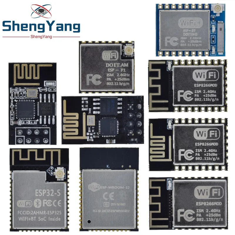 ESP8266 ESP-01 ESP-01S ESP-07 ESP-12E ESP-12F ESP-32 ESP-32S серийный WI-FI Беспроводной модуль Беспроводной трансивер 2,4G для Arduino