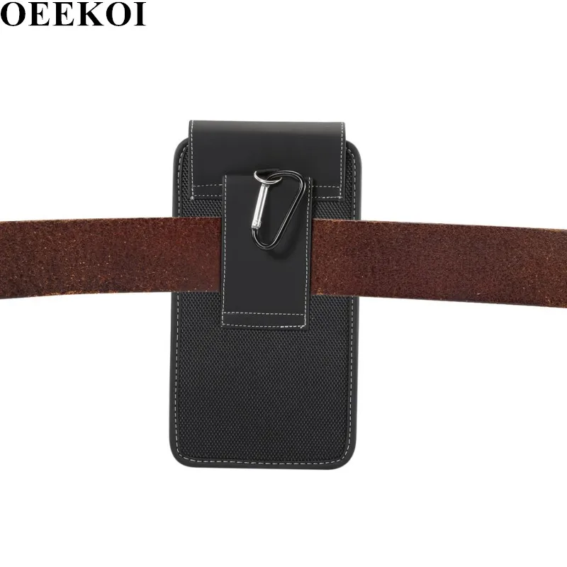 OEEKOI Universal Durable Oxford Cloth Belt Clip Pouch Case for Samsung Galaxy Note 10 Lite/S10 Lite/A70s/A31/M21/XCover Pro/A51 | Мобильные