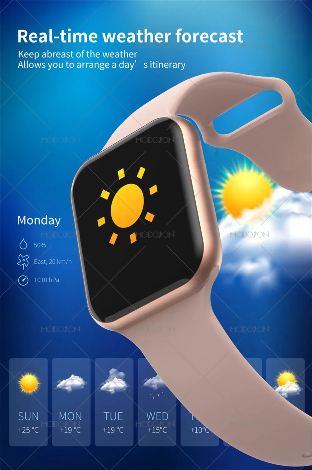 MODOSON Смарт-часы iwo 11 Lite Series 5 4 пульсометр кровяное давление фитнес-часы SmartWatch iwo 12 11 для Apple iphone Android